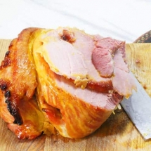Boiled Ham Recipe (with baked honey mustard glaze)