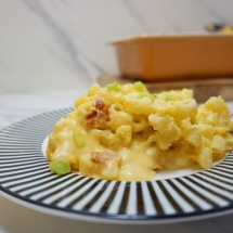 Baked Mac and Cheese with Bacon
