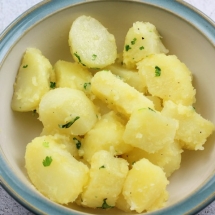 Butter Potatoes on Stove