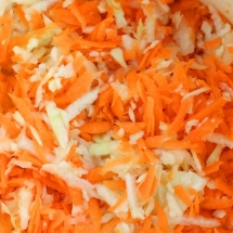 Steamed Cabbage and Carrots