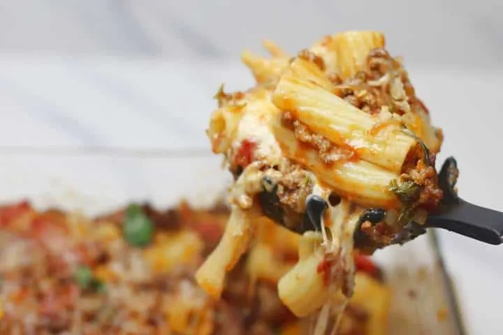 Cheesy Bolognese Pasta Bake The Soprano S Ziti Al Forno