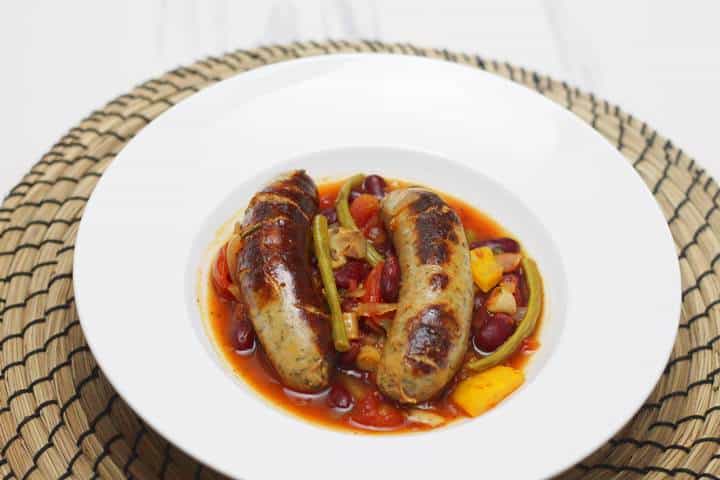 slow cooker sausage casserole