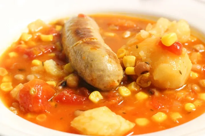 sausage casserole in oven