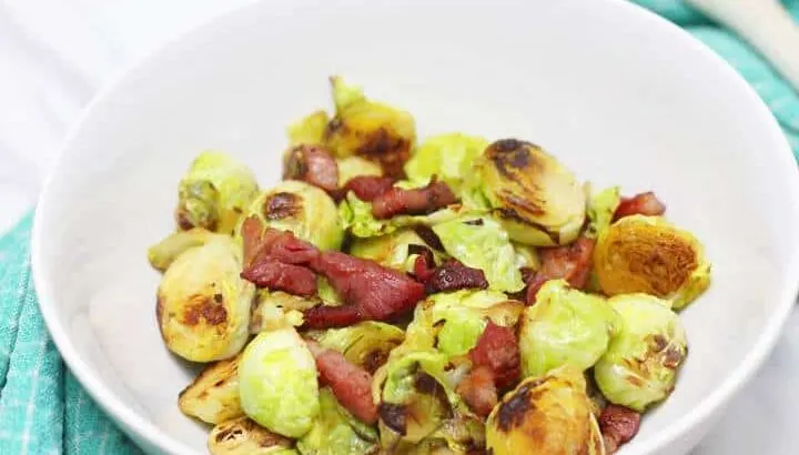 Brussel sprouts with pancetta