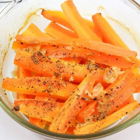 steamed carrots in oven