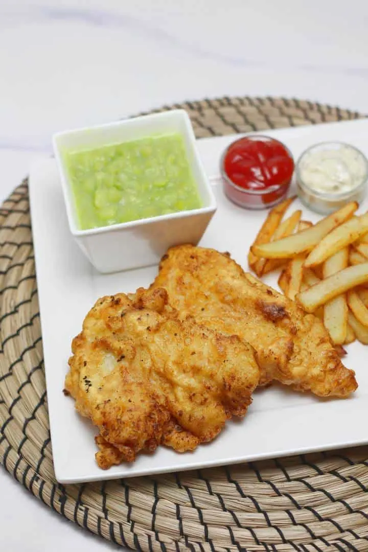 beer battered fish and chips