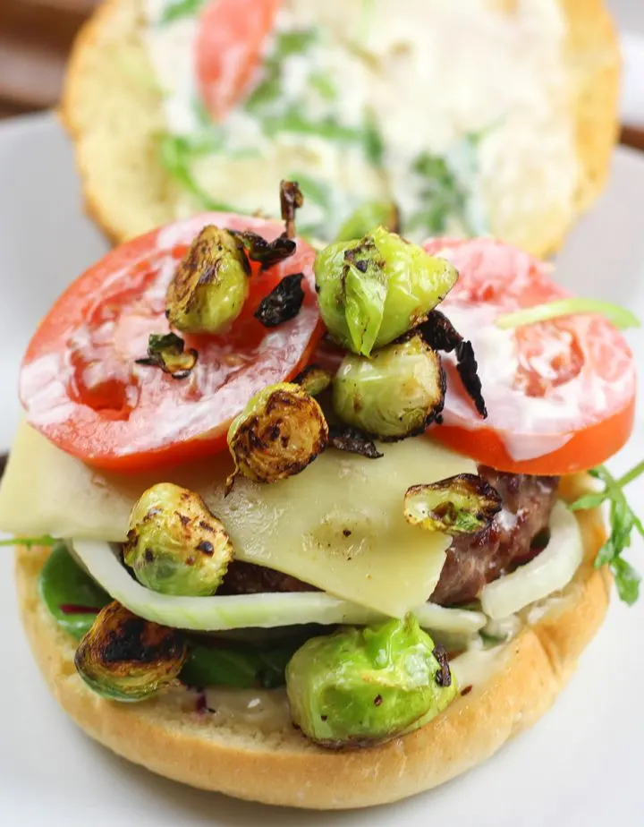 brussels sprouts burger