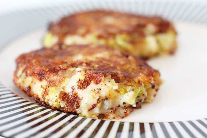 Bubble and Squeak Cakes with Sprouts