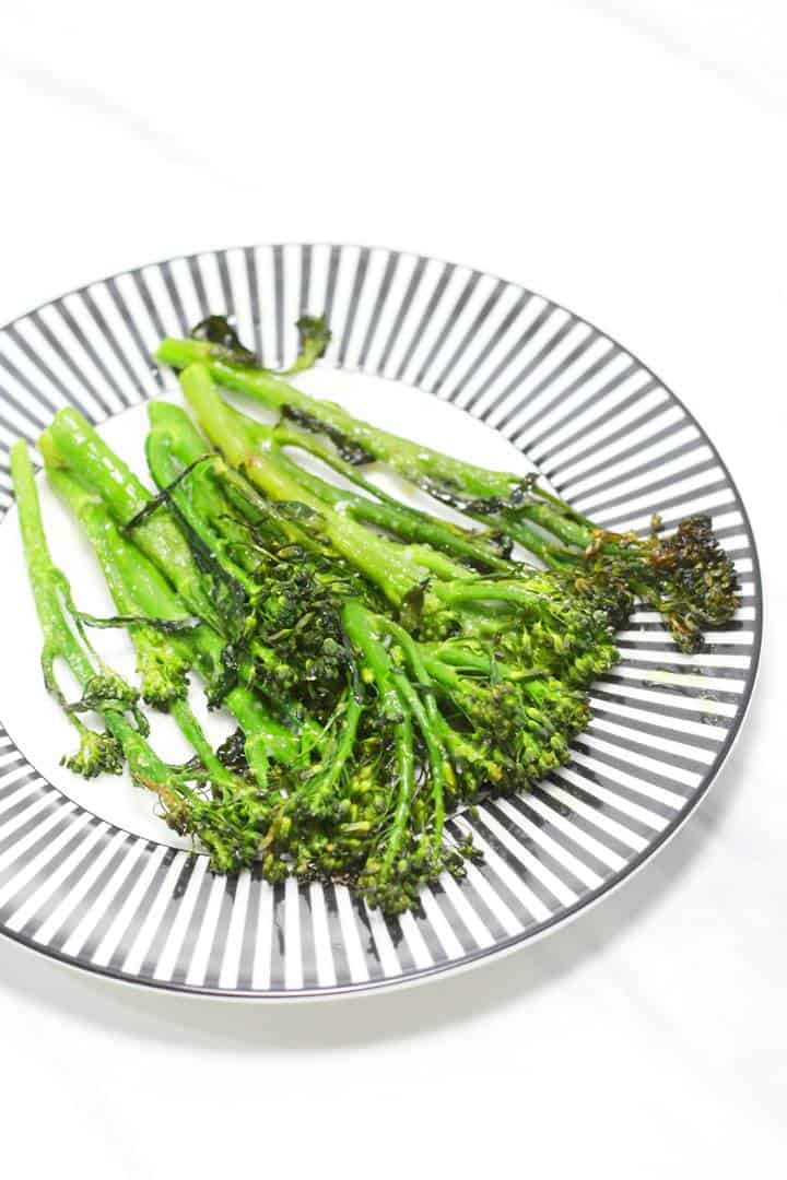 Oven Roasted Long Stem Broccoli