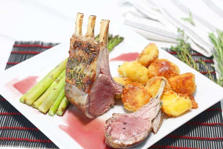 fried rack of lamb