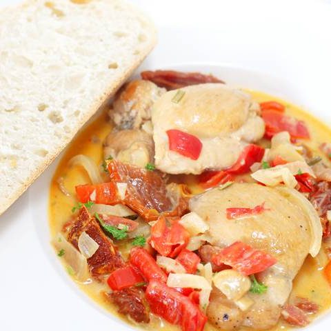 spanish style chicken stew