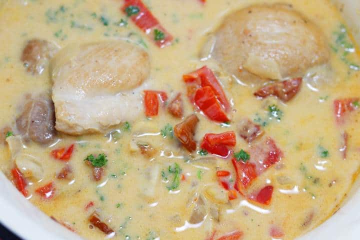 creamy chicken stew