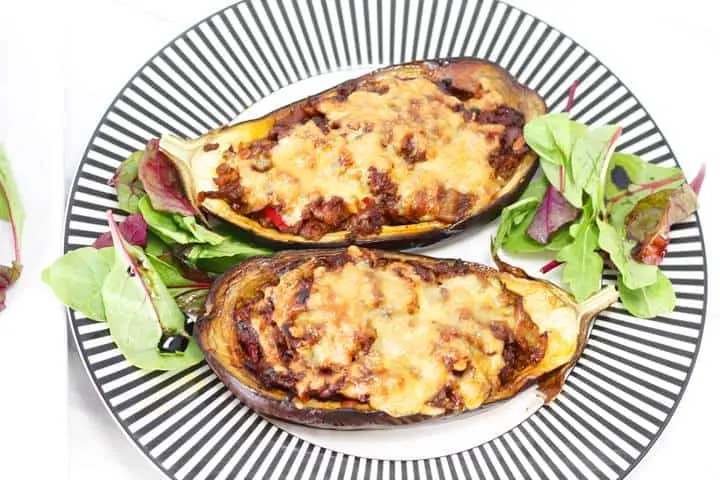 meat stuffed eggplant recipe