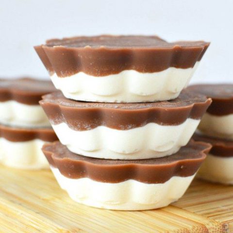 chocolate keto cheesecake bites