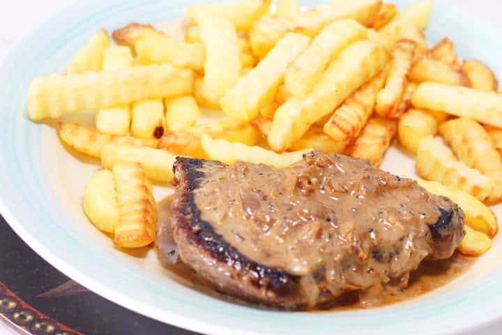 black pepper steak