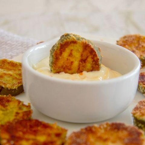 Image for Keto Baked Pickle Chips