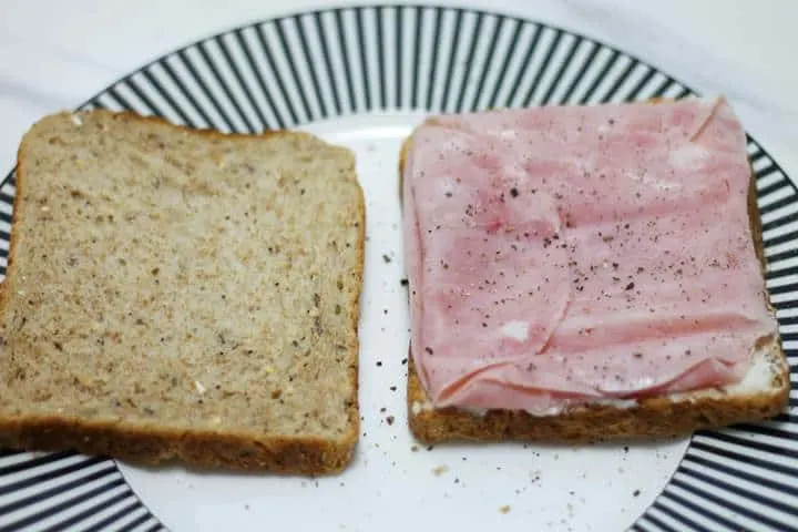 ham cheese mayo sandwich