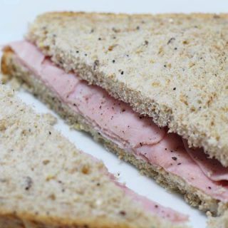 Ham Mayo Sandwich - delicious basic sandwich ideal for taking with you