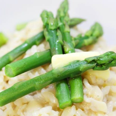 creamy asparagus risotto recipe