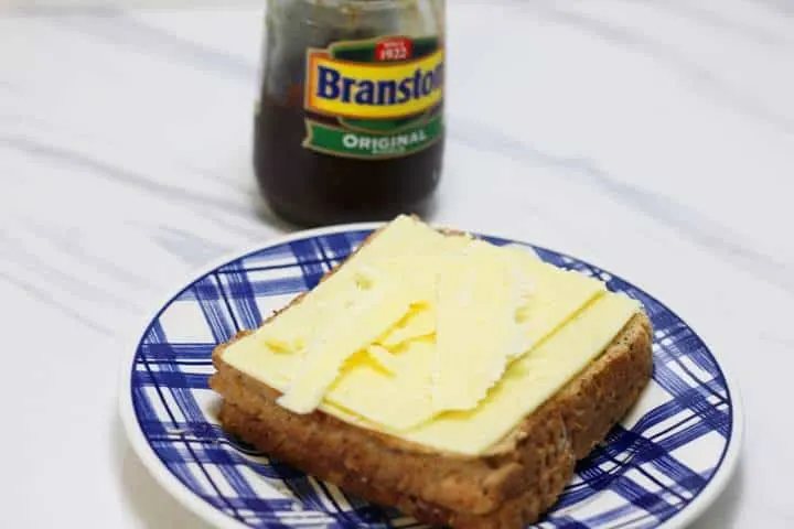 cheese ploughmans sandwich