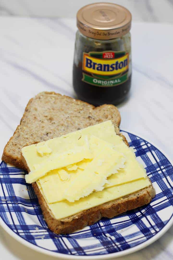 Cheese And Pickle Sandwich Part Of A Traditional Ploughman S Lunch