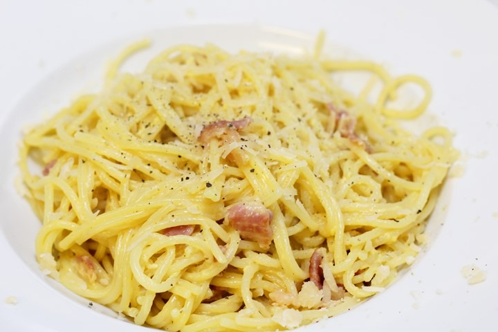 creamy bacon carbonara