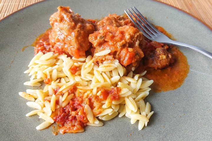hungarian meatballs with orzo