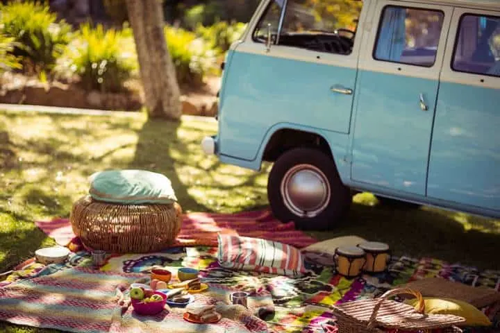 road trip food picnic