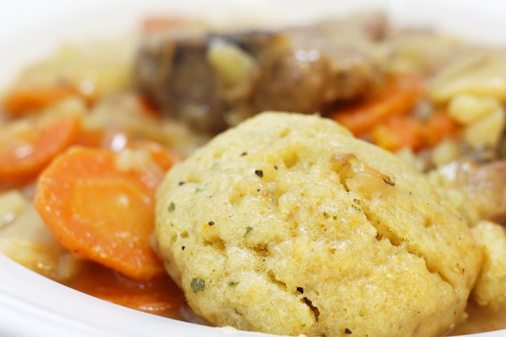 lamb hotpot with dumplings