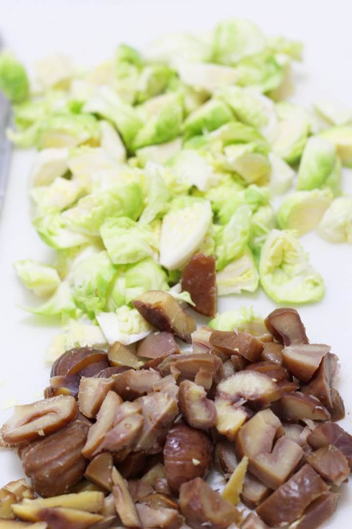 brussel sprouts with chestnuts