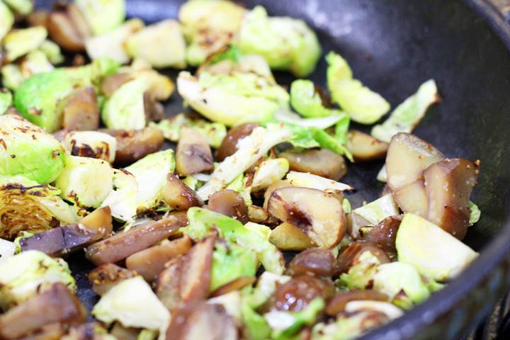 sauteed brussel sprouts