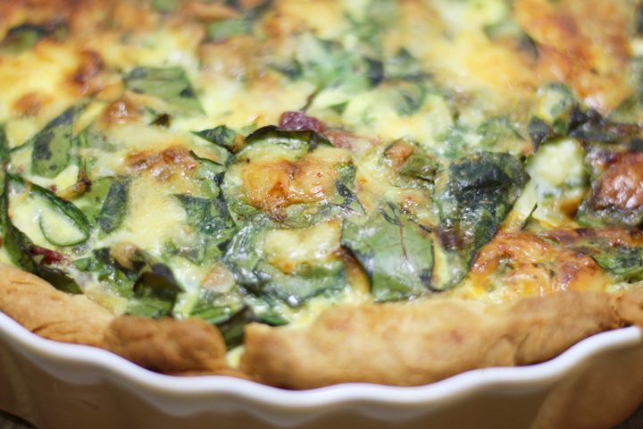 spinach quiche