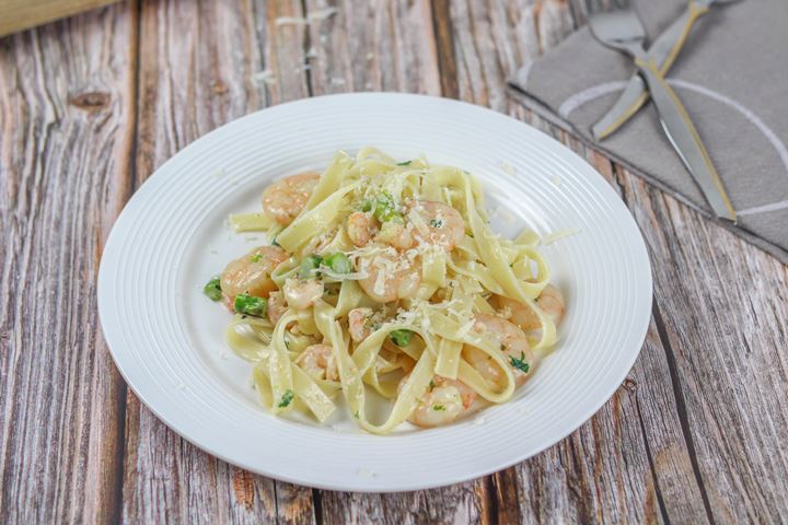 prawn creamy pasta