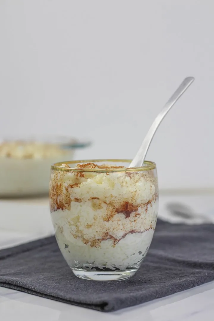 creamy cinnamon rice pudding