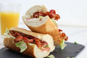 Ultimate BLT - Bacon Lettuce & Tomato Sandwich. Delicious!