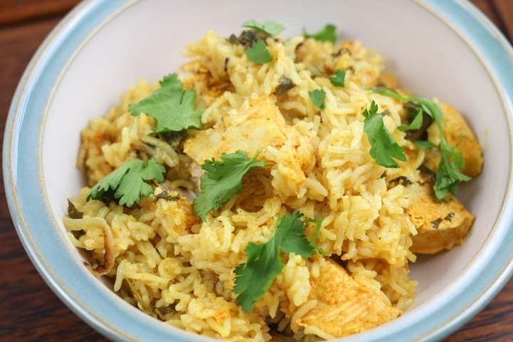 Instant Pot Chicken Biryani - forget a take out - make it yourself at home!