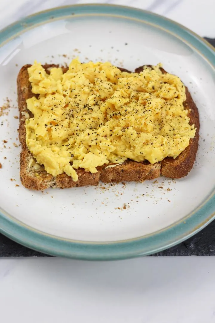 Scrambled Eggs On Toast A Quick And Nutritious Way To Start The Day