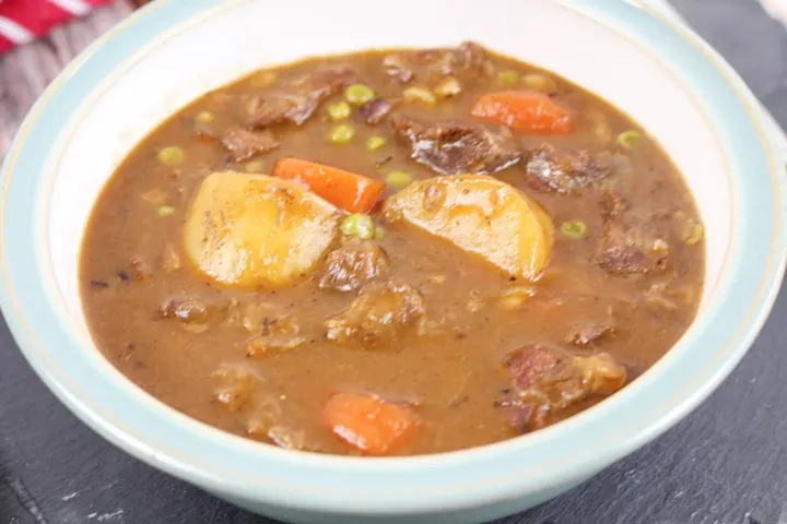 homemade vegetable beef soup