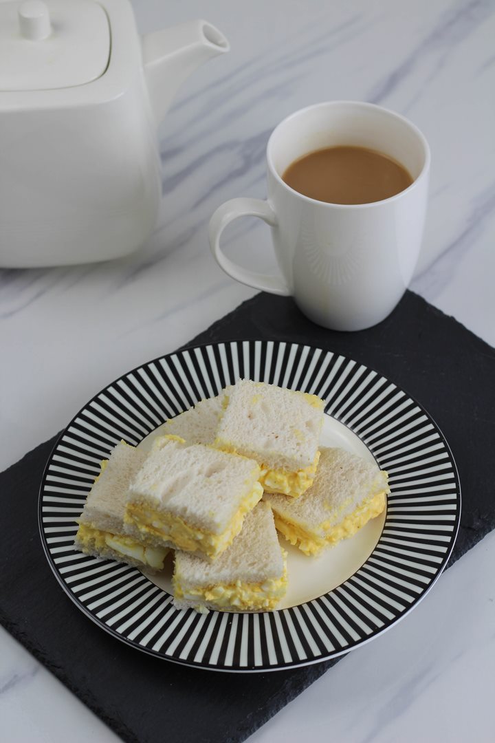 egg sandwich afternoon tea