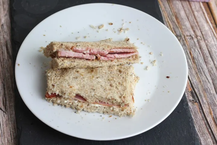 homecooked ham sandwich