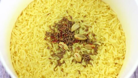 Indian Pilau Rice – cooked in less than 10 minutes in your microwave oven
