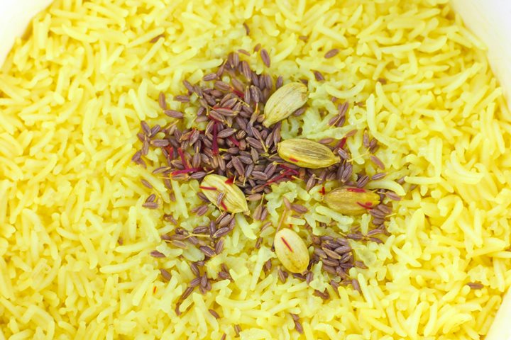 fluffy pilau rice