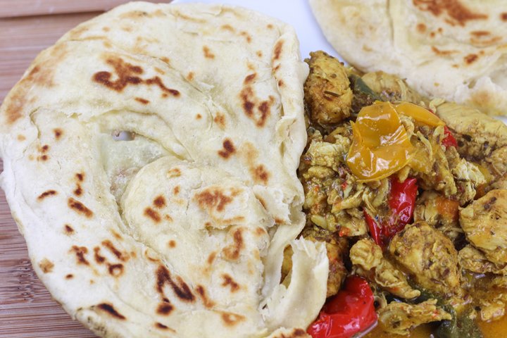 paratha with curry