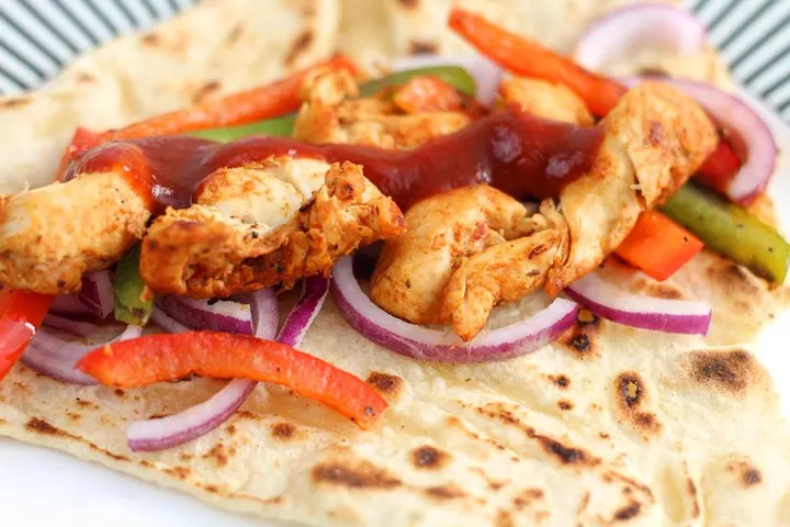 chicken fajitas