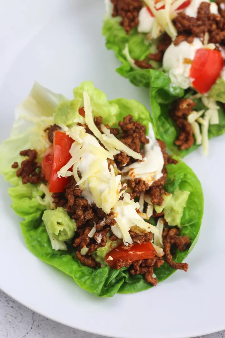 gluten-free lettuce taco