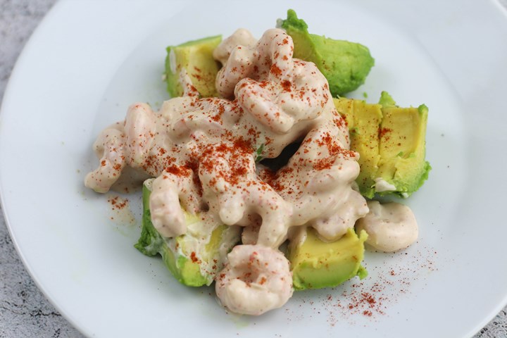 prawn cocktail with avocado