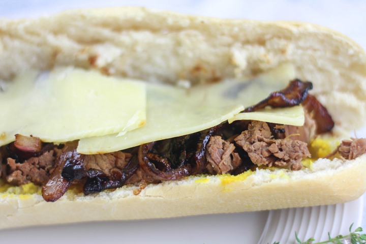 pulled beef sandwich