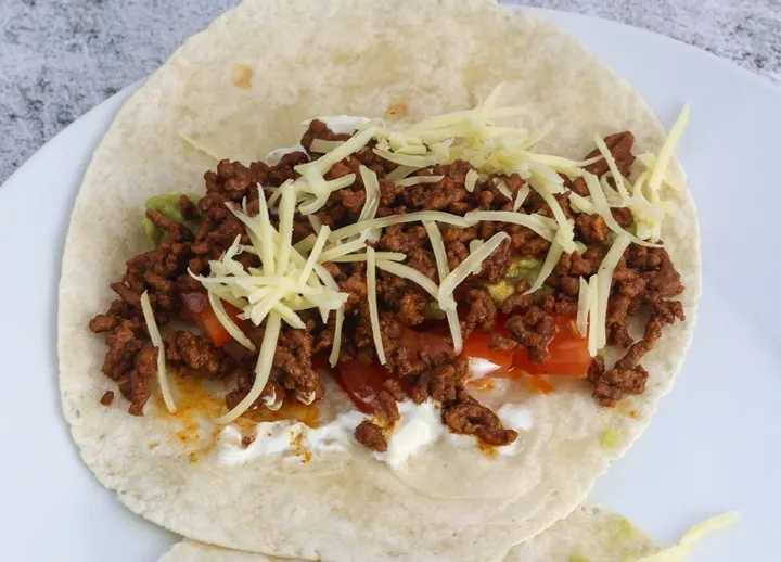 beef taco wraps