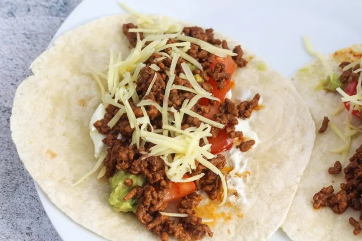 beef taco wrap recipe