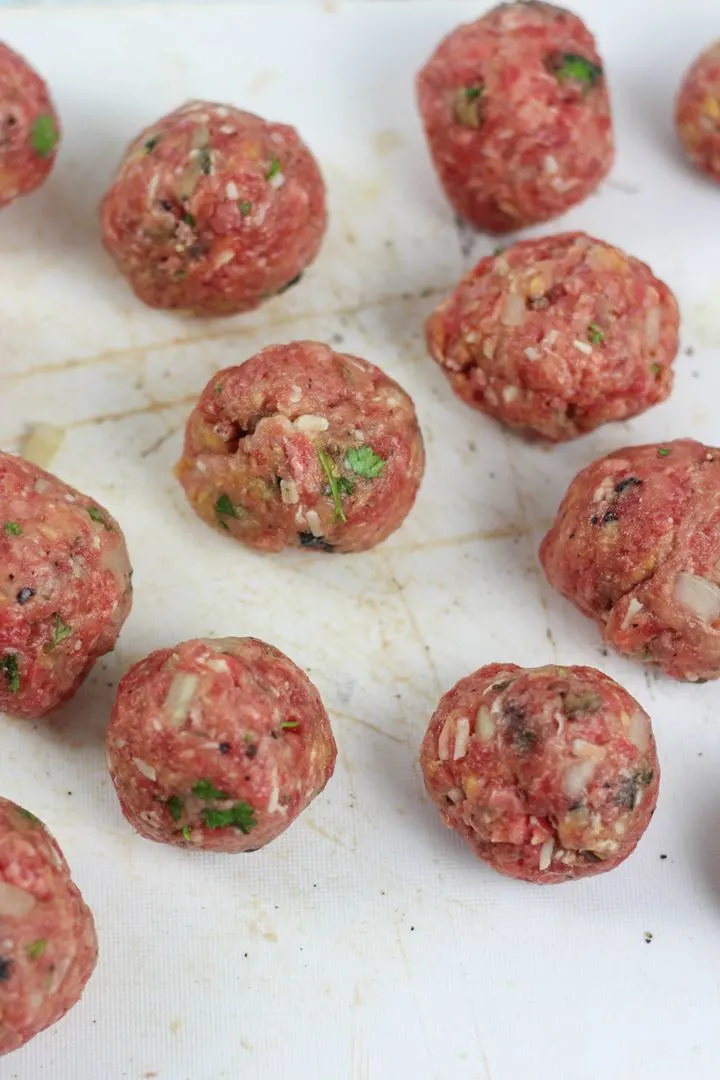 meatballs ready to cook